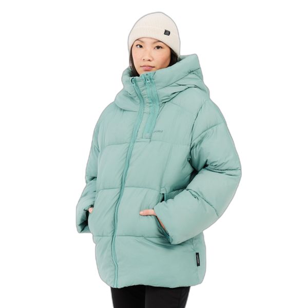 Damska kurtka puchowa Protest Selby. Niebieskie kurtki Protest, bez wzorów, z puchu, bez kaptura. Za 638.00 zł.