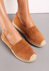 Brązowe Espadryle na Podeszwie z Juty z Okrągłym Noskiem Bellamisia. Brązowe espadryle Renee, bez wzorów, z okrągłym noskiem, bez obcasa. W wyprzedaży za 47.99 zł.
