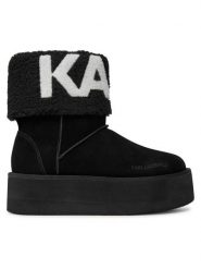 KARL LAGERFELD Śniegowce KL48552 Czarny. Czarne śniegowce KARL LAGERFELD, bez wzorów, z materiału, bez zapięcia. Za 579.99 zł.