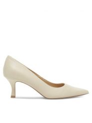 Lasocki Czółenka WFA2532-2Z Écru. Czółenka Lasocki, bez wzorów, ze skóry, bez obcasa, bez zapięcia. Za 229.99 zł.