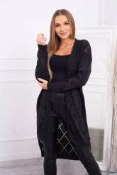 Sweter z geometrycznym wzorem grafitowy. Szare swetry KESI, l, bez wzorów, z wełny, eleganckie, plus size, bez ramiączek. Za 158.92 zł.