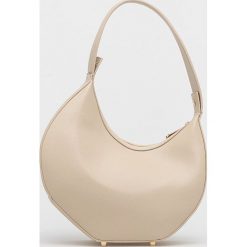 Patrizia Pepe torebka skórzana kolor beżowy. Brązowe shopper bag Patrizia Pepe, bez wzorów, bez dodatków. Za 1,739.90 zł.