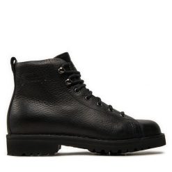 Trapery Fracap. Czarne traperki Fracap, bez wzorów, bez obcasa, bez zapięcia. Za 1,539.00 zł.