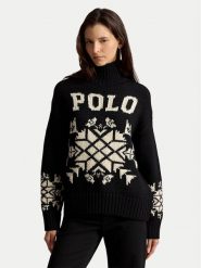 Polo Ralph Lauren Golf 211B23923001 Czarny Relaxed Fit. Czarne swetry Polo Ralph Lauren, xl, bez wzorów, z wełny, bez ramiączek. Za 1,868.99 zł.