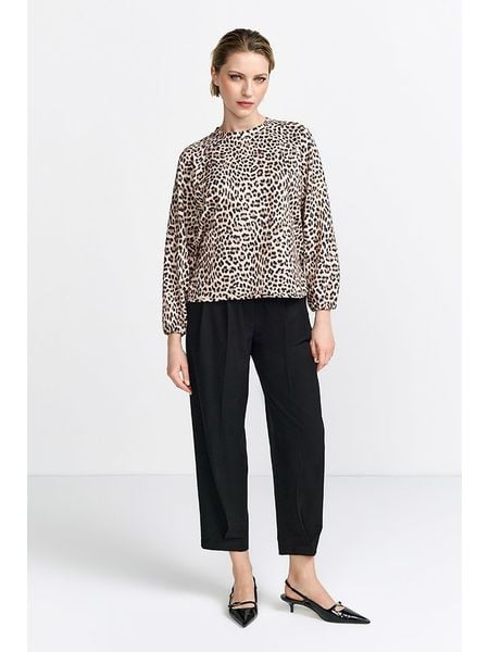 Rich & Royal Bluza w kolorze beżowym rozmiar: 38. Brązowe bluzy Rich & Royal, bez wzorów, bez ramiączek, bez kaptura. Za 157.35 zł.
