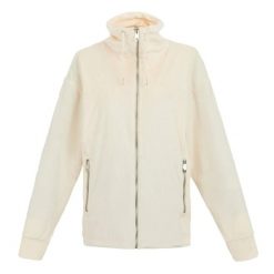 Damska polarowa bluza z pełnym zamkiem wykonana z weluru Regatta Jessalyn. Białe bluzy bez kaptura Regatta, bez wzorów, z polaru, trekkingowe. Za 229.50 zł.