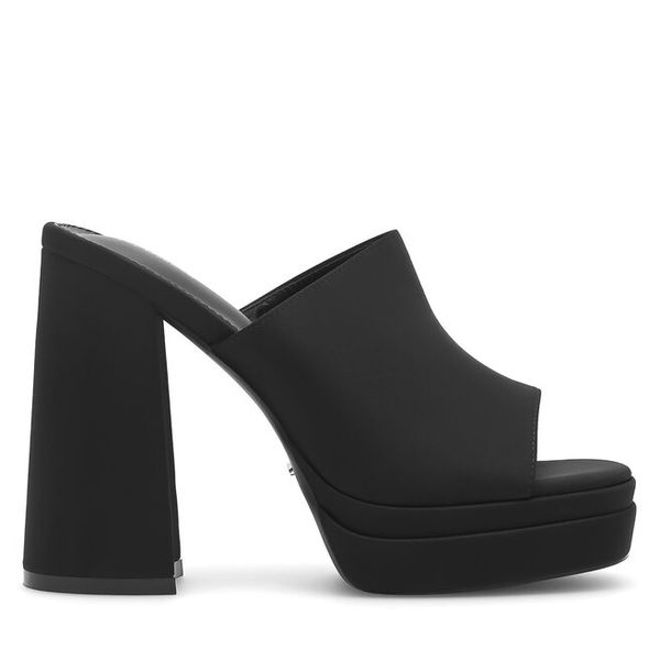 Klapki DeeZee. Czarne klapki DeeZee, bez wzorów, bez obcasa, bez zapięcia. Za 139.99 zł.