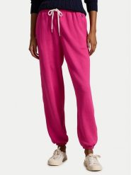 Polo Ralph Lauren Spodnie dresowe 211935585015 Różowy Regular Fit. Czerwone spodnie dresowe Polo Ralph Lauren, bez wzorów, z bawełny. Za 439.99 zł.