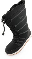 Buty zimowe damskie Loap Miza czarne. Czarne buty trekkingowe LAP, na zimę, z futra, bez zapięcia. Za 229.79 zł.