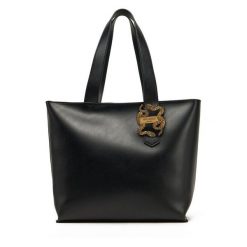 Torebka Just Cavalli. Czarne torebki klasyczne Just Cavalli, bez wzorów, klasyczne, bez dodatków. Za 519.99 zł.