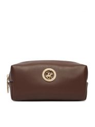 Beverly Hills Polo Club Kosmetyczka CEO-BHPC-W1-012-SS26 Brązowy. Brązowe torebki klasyczne Beverly Hills Polo Club, bez wzorów, z materiału, bez dodatków. Za 69.99 zł.