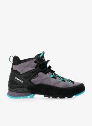 Buty podejściowe damskie AKU Rock DFS Mid GTX. Szare buty trekkingowe Aku, z gore-texu, bez zapięcia. Za 855.40 zł.