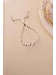 Heliophilia Srebrna bransoletka z cyrkoniami rozmiar: onesize. Szare bransoletki Heliophilia, z cyrkonią, srebrne. Za 265.40 zł.