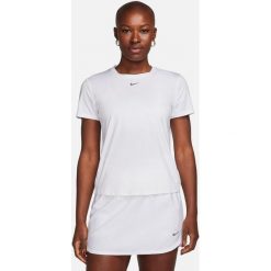 Koszulka sportowe damska Nike One Classic. Białe t-shirty sportowe Nike, l, bez wzorów, z materiału, bez ramiączek, na fitness i siłownię. Za 276.00 zł.
