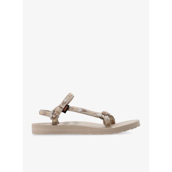 Sandały damskie Teva Original Universal Slim. Brązowe sandały Teva, bez wzorów, sportowe, bez obcasa, bez zapięcia. Za 188.99 zł.