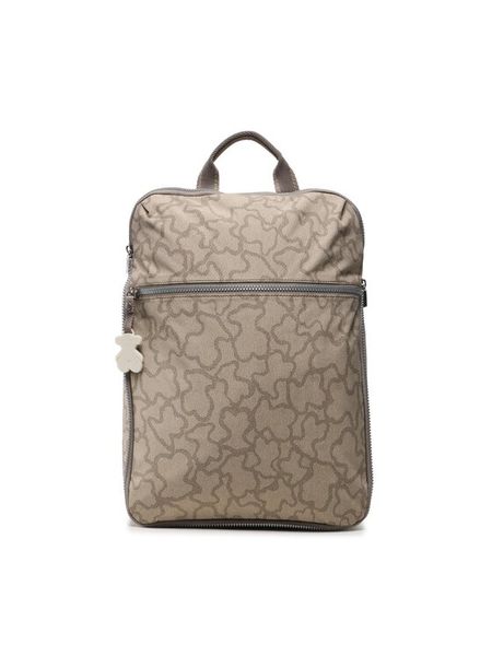 TOUS Plecak Mochila Kn Calores 2001038148 Beżowy. Brązowe plecaki tous, bez wzorów, z materiału, bez dodatków. Za 599.99 zł.