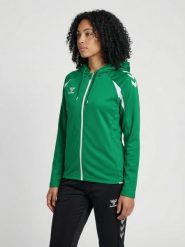 Damska bluza dresowa z kapturem Hummel Core 2.0. Białe bluzy Hummel, l, bez wzorów, z dresówki, klasyczne, bez ramiączek, z kapturem. Za 302.50 zł.