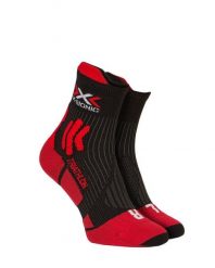 Skarpety biegowe rowerowe X-Socks TRIATHLON 4.0. Czarne skarpetki X-Socks, bez wzorów, z materiału. Za 85.00 zł.