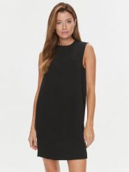 Calvin Klein Sukienka codzienna K20K206261 Czarny Relaxed Fit. Czarne sukienki Calvin Klein, na co dzień, bez wzorów, z syntetyku, bez kołnierzyka, bez ramiączek, proste. Za 659.99 zł.
