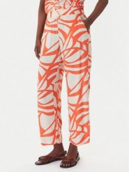 LOLA CASADEMUNT Spodnie materiałowe LS2614040 Pomarańczowy Regular Fit. Brązowe spodnie materiałowe LOLA CASADEMUNT, bez wzorów, z materiału. Za 459.99 zł.