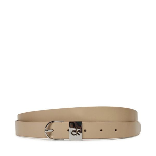 Pasek Calvin Klein. Brązowe paski Calvin Klein, bez wzorów. Za 139.99 zł.