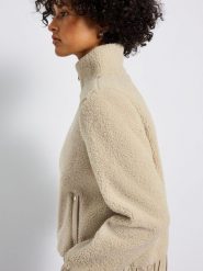 Street One Damska kurtka pluszowa Kobiety Sztuczne włókno beżowy jednolity, 40. Brązowe kurtki Street One, bez wzorów, z włókna, street, bez kaptura. Za 479.95 zł.