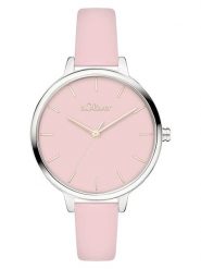 S.Oliver Zegarek kwarcowy w kolorze srebrno-jasnoróżowym rozmiar: onesize. Różowe, analogowe zegarki S.Oliver, metalowe. Za 143.99 zł.