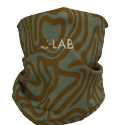 Lekki komin – khaki. Brązowe szaliki i kominy C-LAB, bez wzorów, sportowe. Za 104.50 zł.