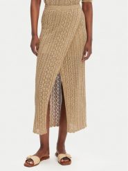 TWINSET Spódnica maxi 251TT3192 Beżowy Slim Fit. Brązowe spódnice Twinset, m, bez wzorów, z wiskozy, maxi. Za 1,199.00 zł.
