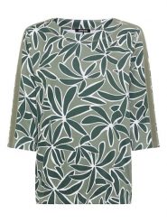 Olsen Bluza w kolorze khaki rozmiar: 40. Brązowe bluzy Olsen, bez wzorów, bez ramiączek, bez kaptura. Za 98.95 zł.