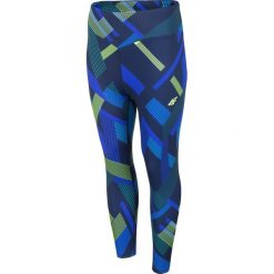 Legginsy treningowe damskie SPDF201 - multikolor allover. Legginsy marki 4f. Za 129.99 zł.