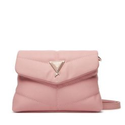 Torebka Guess. Czerwone listonoszki Guess, z aplikacjami, bez dodatków. Za 269.99 zł.