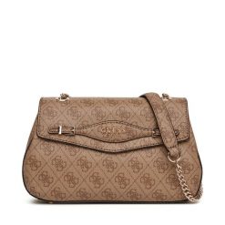 Torebka Guess. Brązowe torebki klasyczne Guess, z aplikacjami, klasyczne, bez dodatków. Za 589.99 zł.