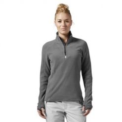 Bluza sportowa damska Reebok AB5089. Szare bluzy bez kaptura Reebok, m, bez wzorów, z materiału, bez kaptura, na fitness i siłownię. Za 183.00 zł.