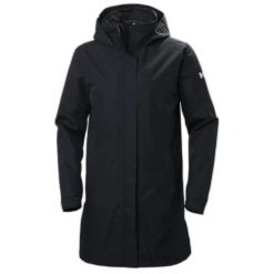 Damska kurtka wodoodporna Helly Hansen aden insulated coat. Niebieskie kurtki przeciwdeszczowe Helly Hansen, m, bez wzorów, z materiału, bez kaptura, primaloft. Za 698.50 zł.