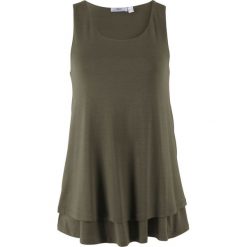 Top dwuwarstwowy bonprix ciemnooliwkowy. Topy marki 4f. Za 54.99 zł.