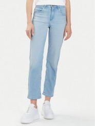 Wrangler Jeansy Love Letters 112350946 205232 Niebieski Straight Leg. Niebieskie jeansy Wrangler, bez wzorów, z bawełny. Za 249.99 zł.