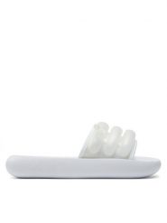 Adidas Klapki Adilette Zplaash IF6498 Biały. Białe klapki adidas, bez wzorów, ze skóry, bez obcasa, bez zapięcia. Za 199.99 zł.