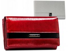 Portfel skórzany 4U Cavaldi [DH] H29-2-SH9 czerwony. Czerwone portfele 4U Cavaldi, bez wzorów, z lakierowanej skóry. Za 75.99 zł.