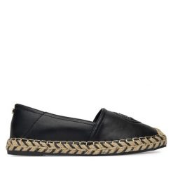 Espadryle Beverly Hills Polo Club. Czarne espadryle Beverly Hills Polo Club, bez wzorów, bez obcasa. Za 139.99 zł.