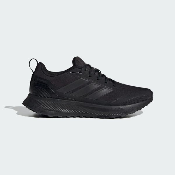 Buty Runfalcon 5 TR Running. Czarne buty do biegania adidas, bez wzorów, z materiału, bez zapięcia, do biegania. Za 259.00 zł.