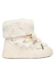 Guess Śniegowce FLFUEK FUR10 Écru. Śniegowce Guess, z aplikacjami, z materiału, bez zapięcia. Za 829.99 zł.