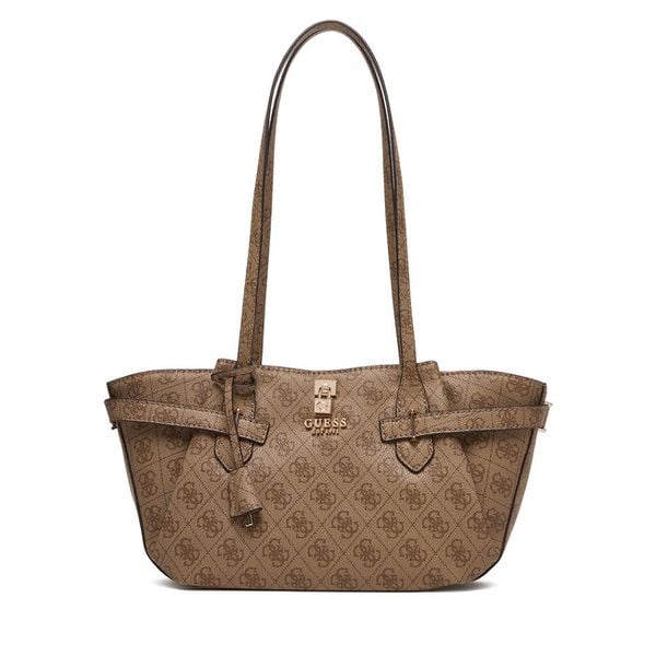 Torebka Guess. Brązowe torebki klasyczne Guess, z aplikacjami, klasyczne, bez dodatków. Za 639.99 zł.