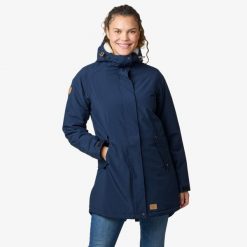 Kurtka zimowa Turystyka Damska Swedemount Sarek Insulated Coat oddychająca. Niebieskie kurtki SWEDEMOUNT, na zimę, bez wzorów, bez kaptura. Za 499.99 zł.