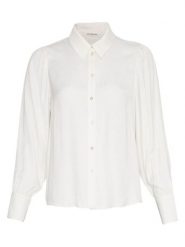 MOSS COPENHAGEN Bluzka "Viloah" w kolorze białym rozmiar: L. Białe bluzki Moss Copenhagen, l, bez wzorów, bez kołnierzyka, bez ramiączek. Za 130.99 zł.