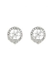Guess Kolczyki JUBE05 041JW Srebrny. Szare kolczyki Guess, metalowe. Za 109.99 zł.