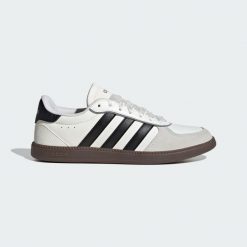 Buty Breaknet Sleek. Białe buty treningowe adidas, bez wzorów, z syntetyku, bez zapięcia. Za 259.99 zł.