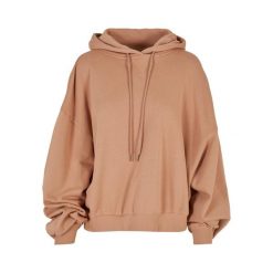 Damska Bluza Z Frotte Organic Oversized Hoodie. Brązowe bluzy Urban Classics, s, bez wzorów, bez ramiączek, bez kaptura. Za 286.99 zł.