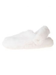 Crocs Kapcie "Classic Cozzzy Luxe" w kolorze białym rozmiar: 36/37. Białe kapcie Crocs, bez wzorów, z materiału. Za 184.95 zł.