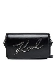 KARL LAGERFELD Torebka A3W30304 Czarny. Czarne listonoszki KARL LAGERFELD, bez wzorów, ze skóry, bez dodatków. Za 569.99 zł.